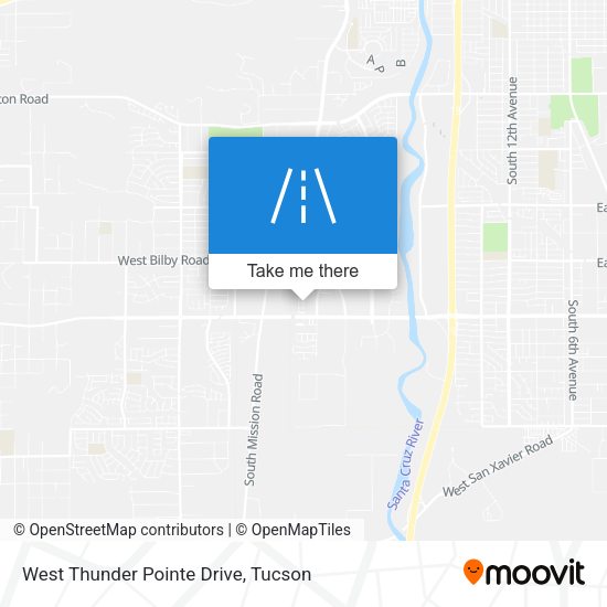 West Thunder Pointe Drive map