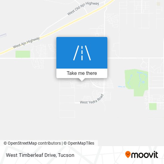 Mapa de West Timberleaf Drive