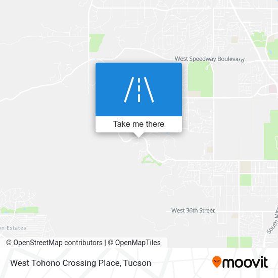 West Tohono Crossing Place map