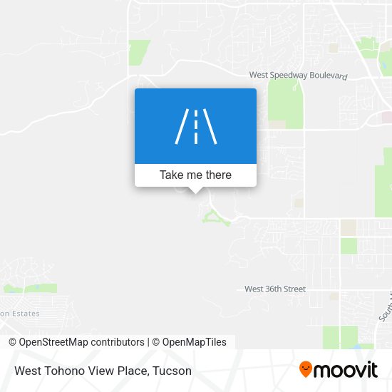 Mapa de West Tohono View Place