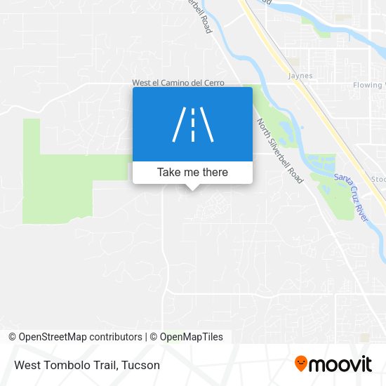 West Tombolo Trail map