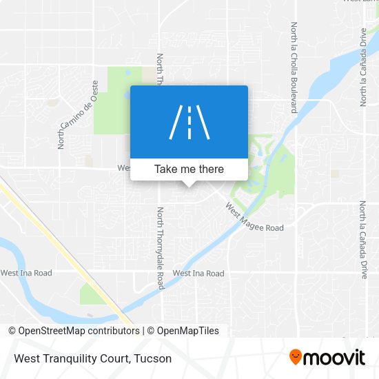West Tranquility Court map