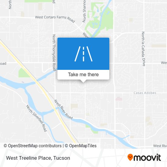 West Treeline Place map