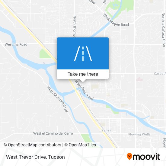 Mapa de West Trevor Drive