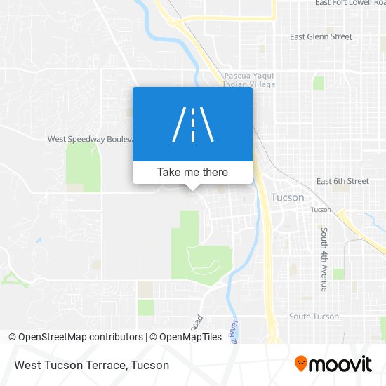 West Tucson Terrace map