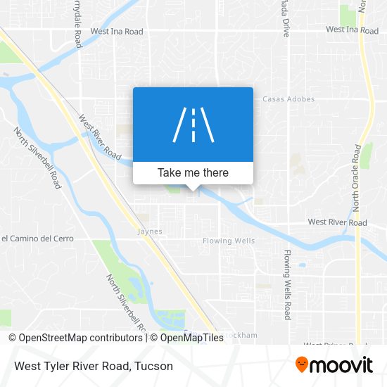 West Tyler River Road map
