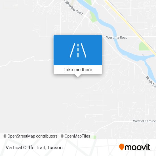 Vertical Cliffs Trail map