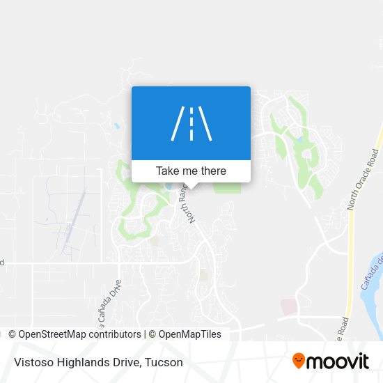 Mapa de Vistoso Highlands Drive