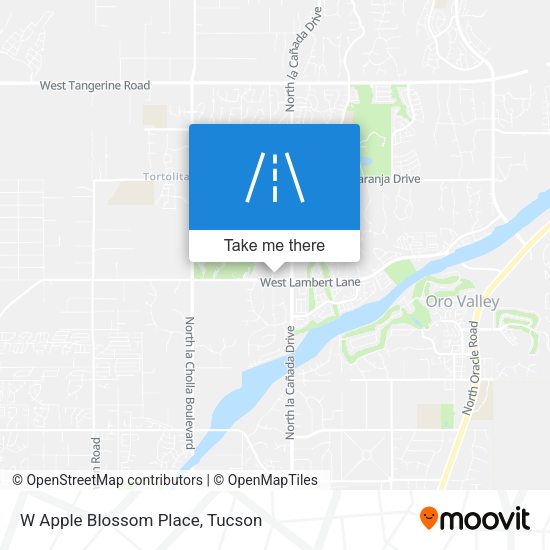 W Apple Blossom Place map