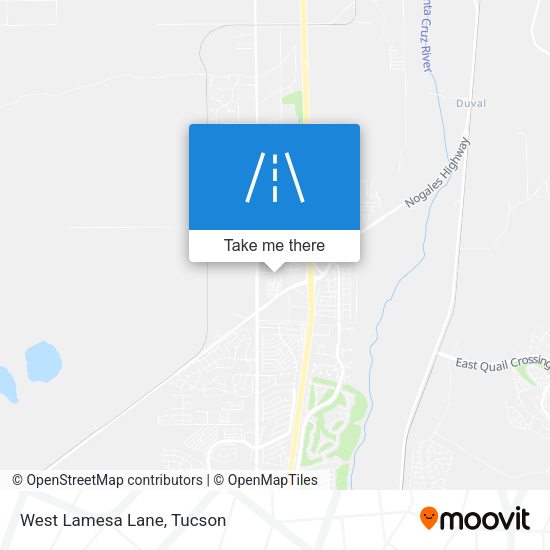Mapa de West Lamesa Lane