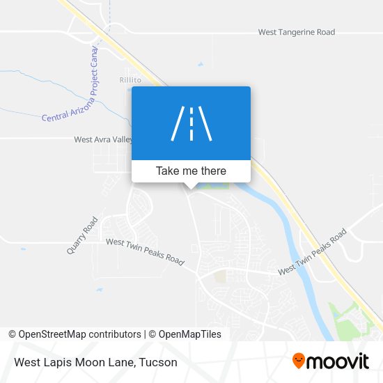 West Lapis Moon Lane map