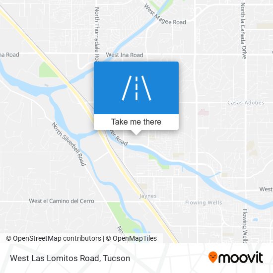 West Las Lomitos Road map