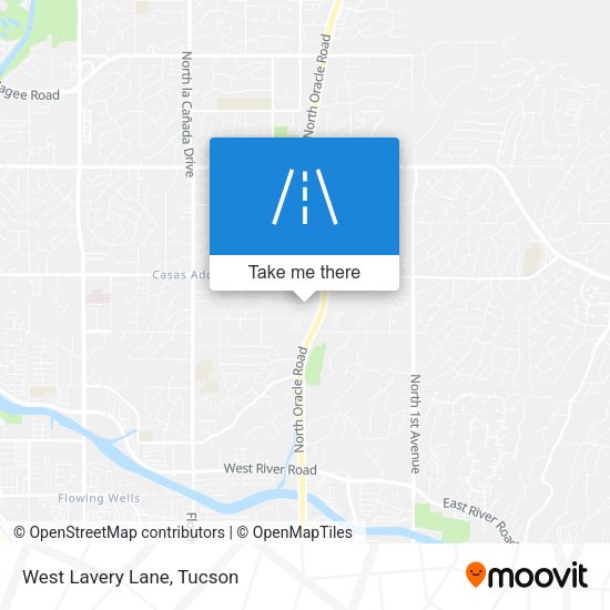 Mapa de West Lavery Lane