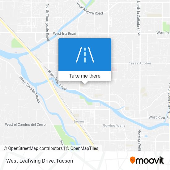 West Leafwing Drive map