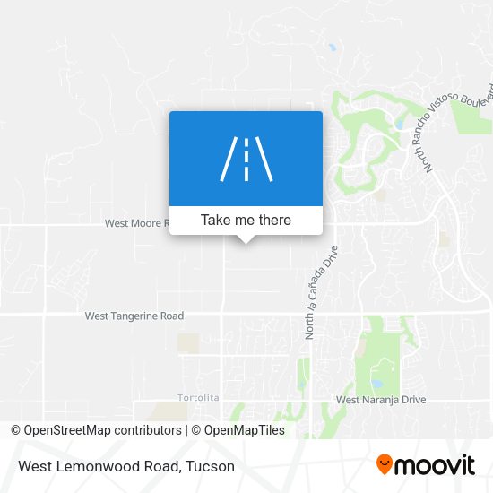 West Lemonwood Road map