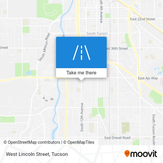 West Lincoln Street map