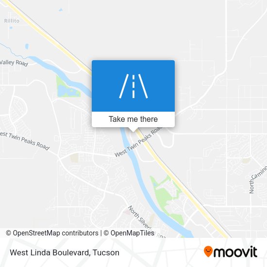 Mapa de West Linda Boulevard