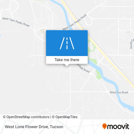 Mapa de West Lone Flower Drive