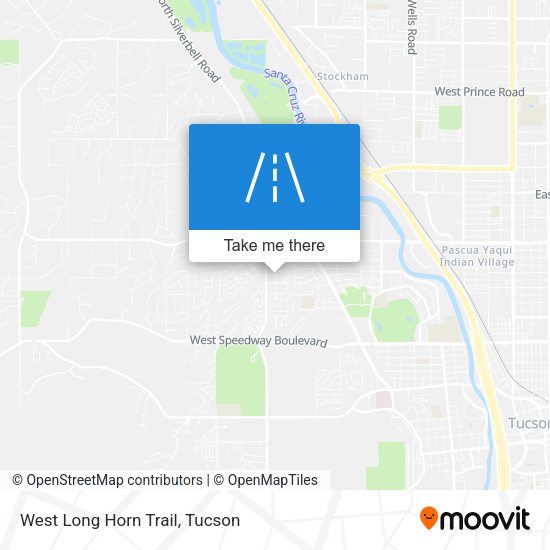 Mapa de West Long Horn Trail