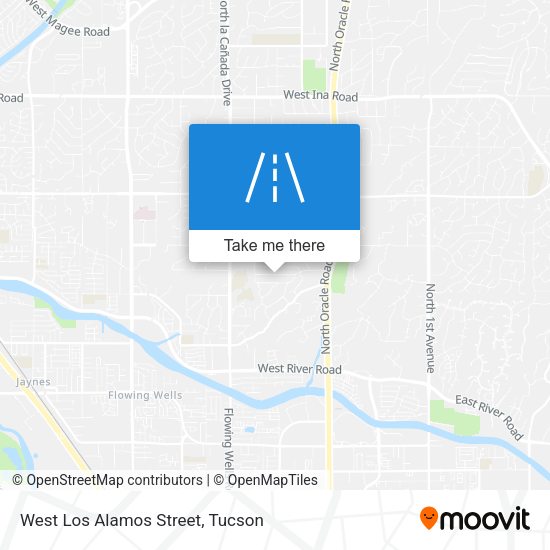 Mapa de West Los Alamos Street