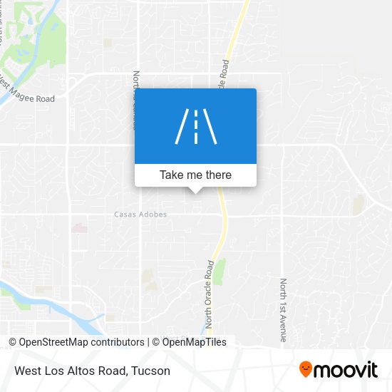 West Los Altos Road map