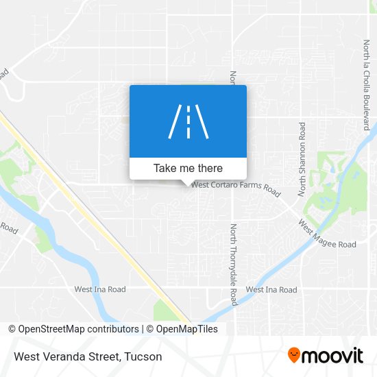 West Veranda Street map