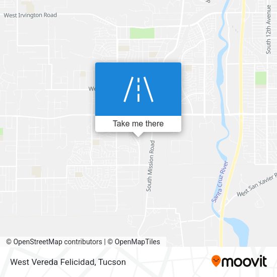 Mapa de West Vereda Felicidad