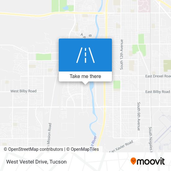 West Vestel Drive map