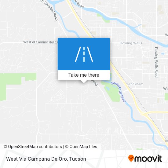 West Via Campana De Oro map