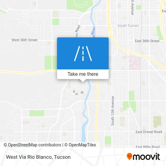 West Via Rio Blanco map