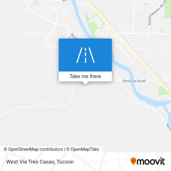 Mapa de West Via Tres Casas