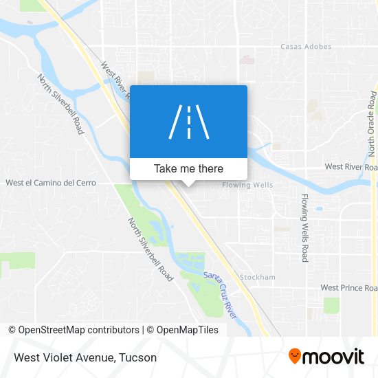 Mapa de West Violet Avenue