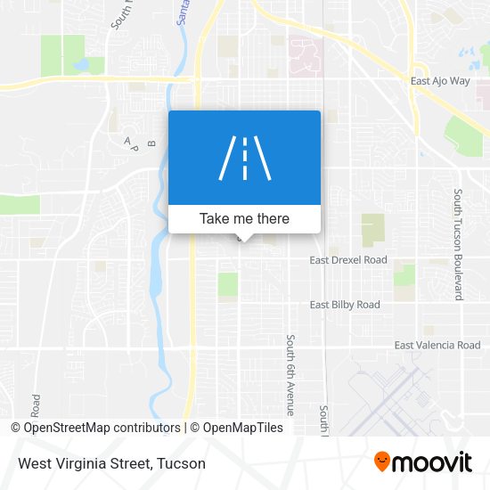West Virginia Street map