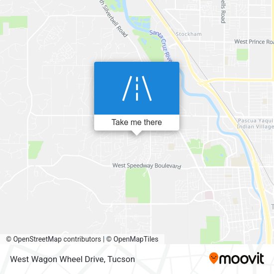 Mapa de West Wagon Wheel Drive