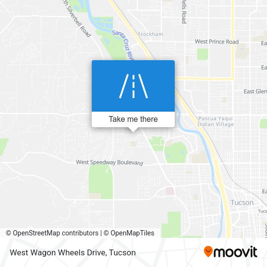 West Wagon Wheels Drive map