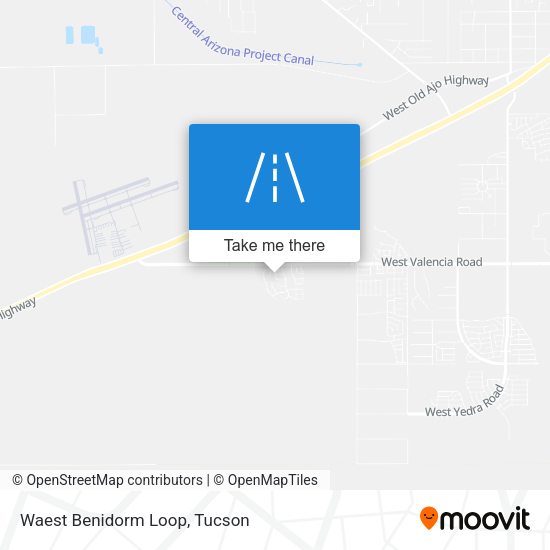 Waest Benidorm Loop map