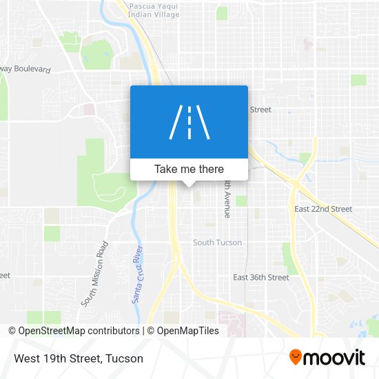 Mapa de West 19th Street