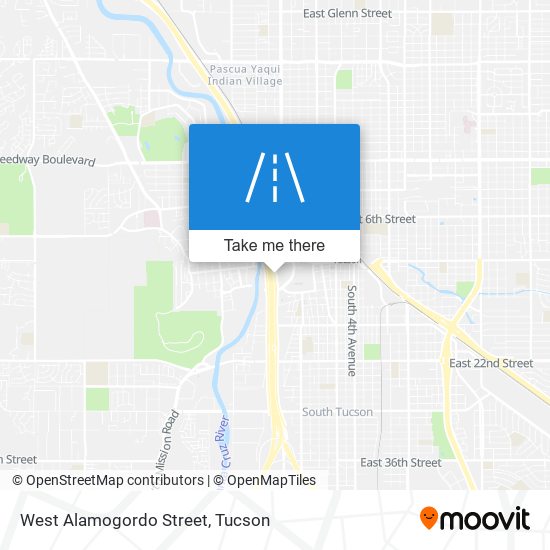 West Alamogordo Street map