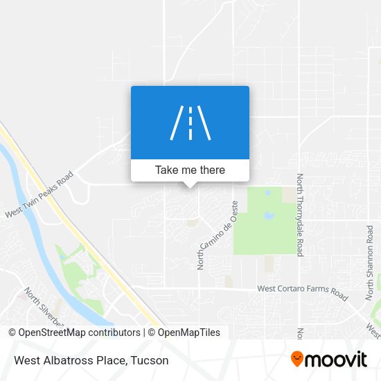 Mapa de West Albatross Place