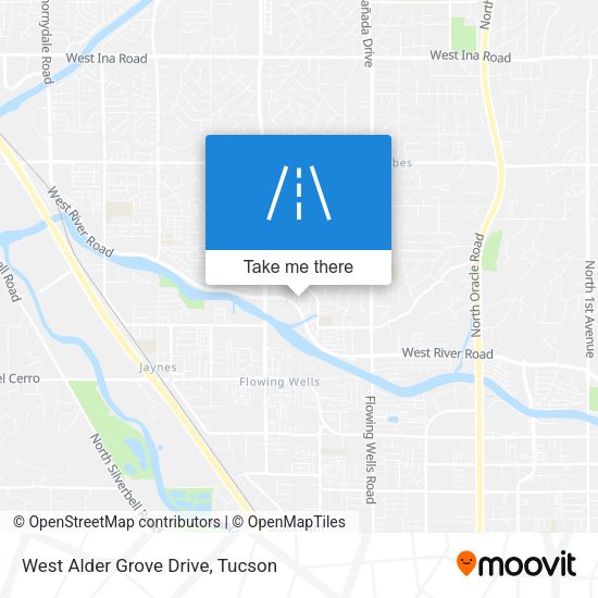 West Alder Grove Drive map
