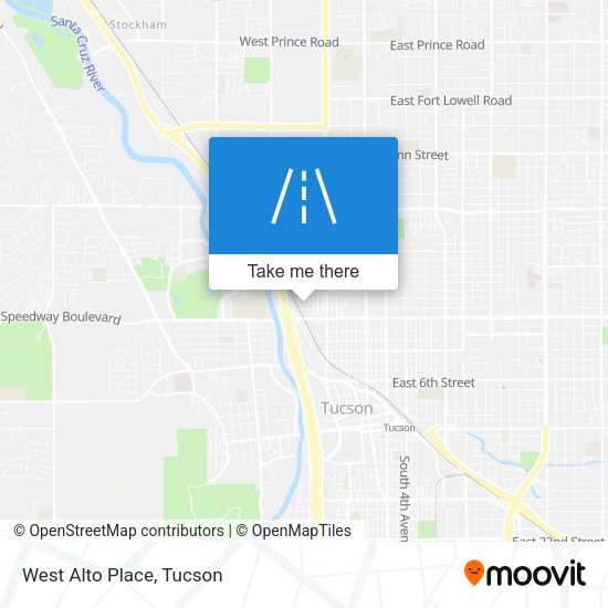 Mapa de West Alto Place