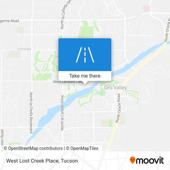 Mapa de West Lost Creek Place