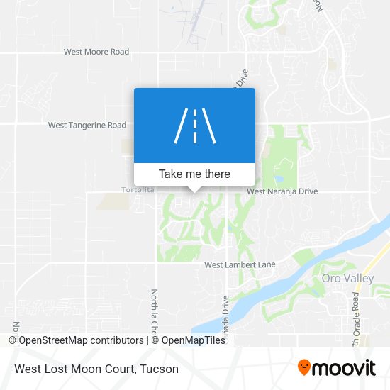 West Lost Moon Court map