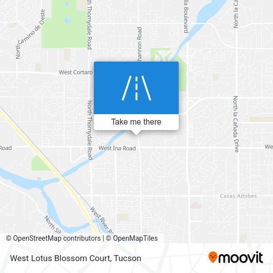 Mapa de West Lotus Blossom Court