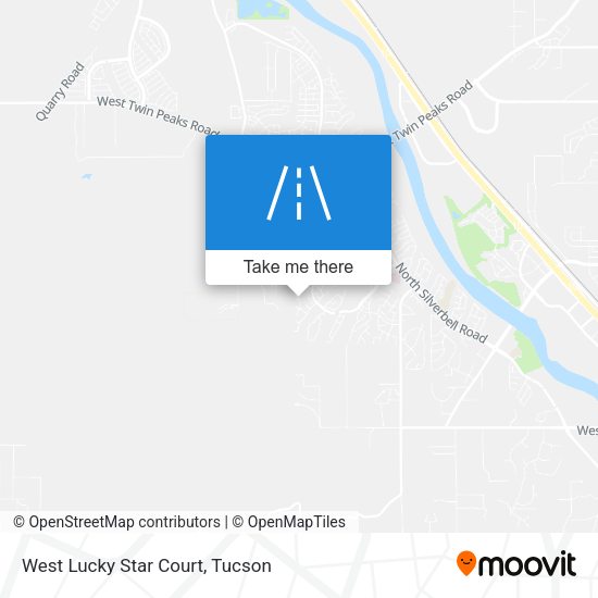 West Lucky Star Court map