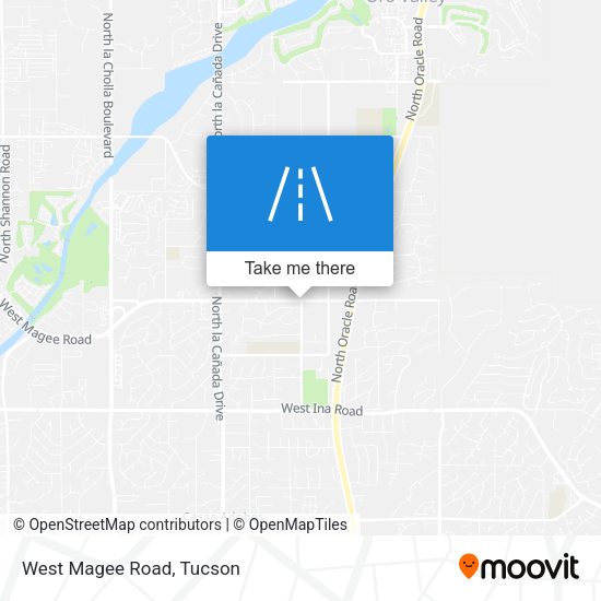 Mapa de West Magee Road