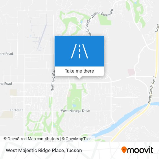 West Majestic Ridge Place map