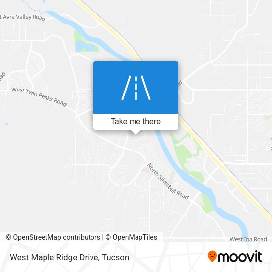 West Maple Ridge Drive map