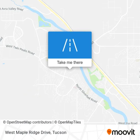 West Maple Ridge Drive map