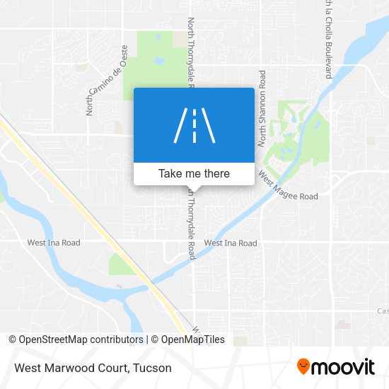 West Marwood Court map